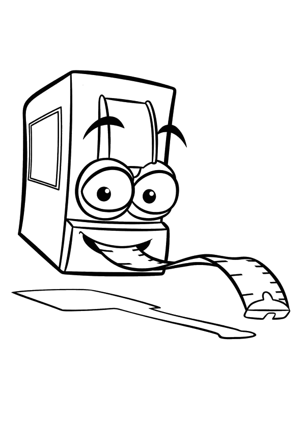 Handy Manny Measurement Tape Coloring Page