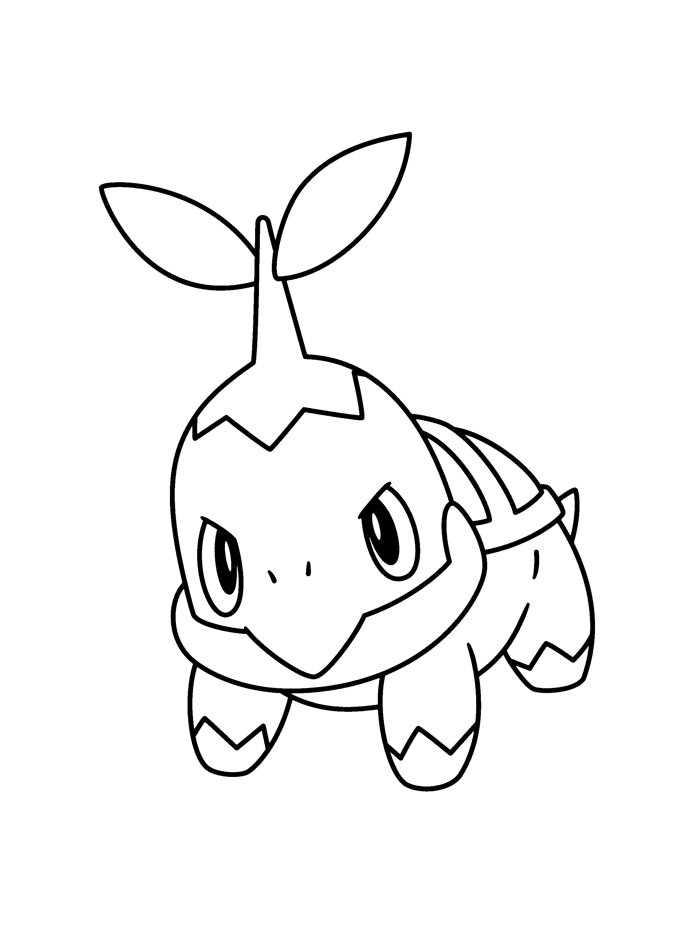 Animal Pokemon Piplup Coloring Pages 