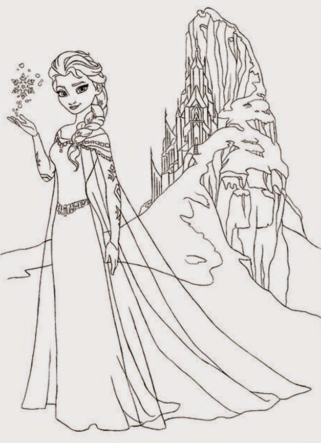 Fairy Tale Castle Coloring Page - Coloring Home