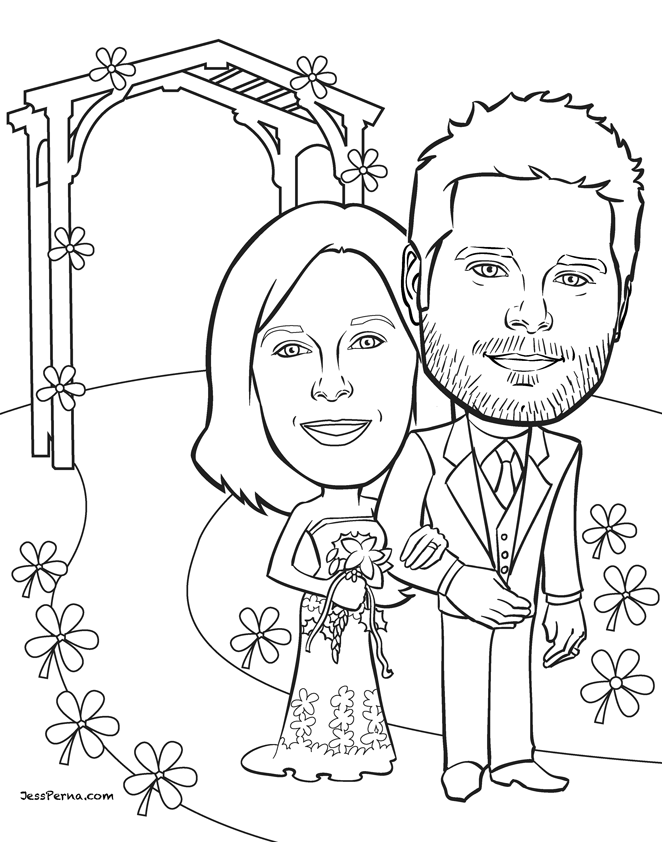 Bridal Shower Coloring Pages - Coloring Home