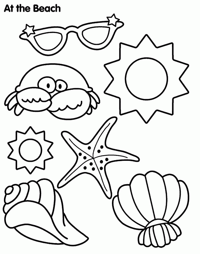 Summer Coloring Pages For Kids To Print Out - Coloring Home
