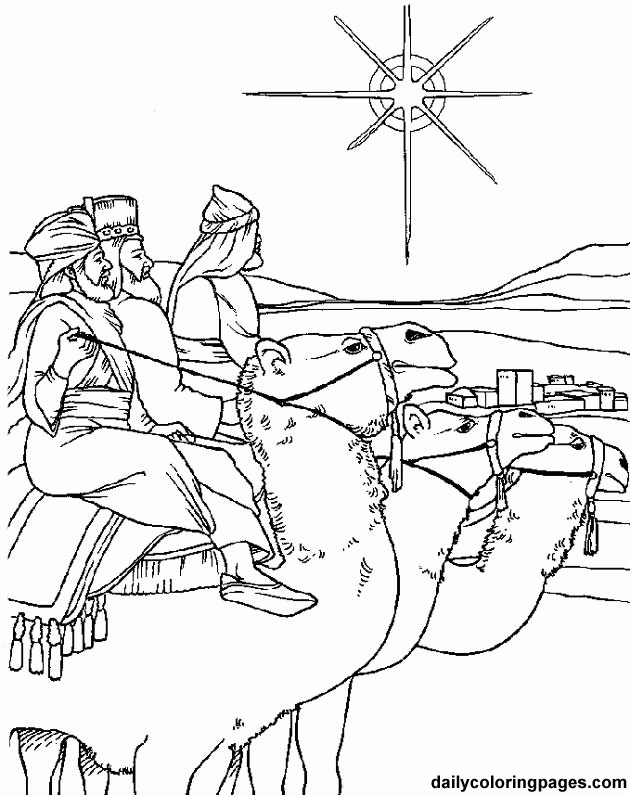 Aptitude Three Wise Men Coloring Pages Coloring Panda, Definition ...