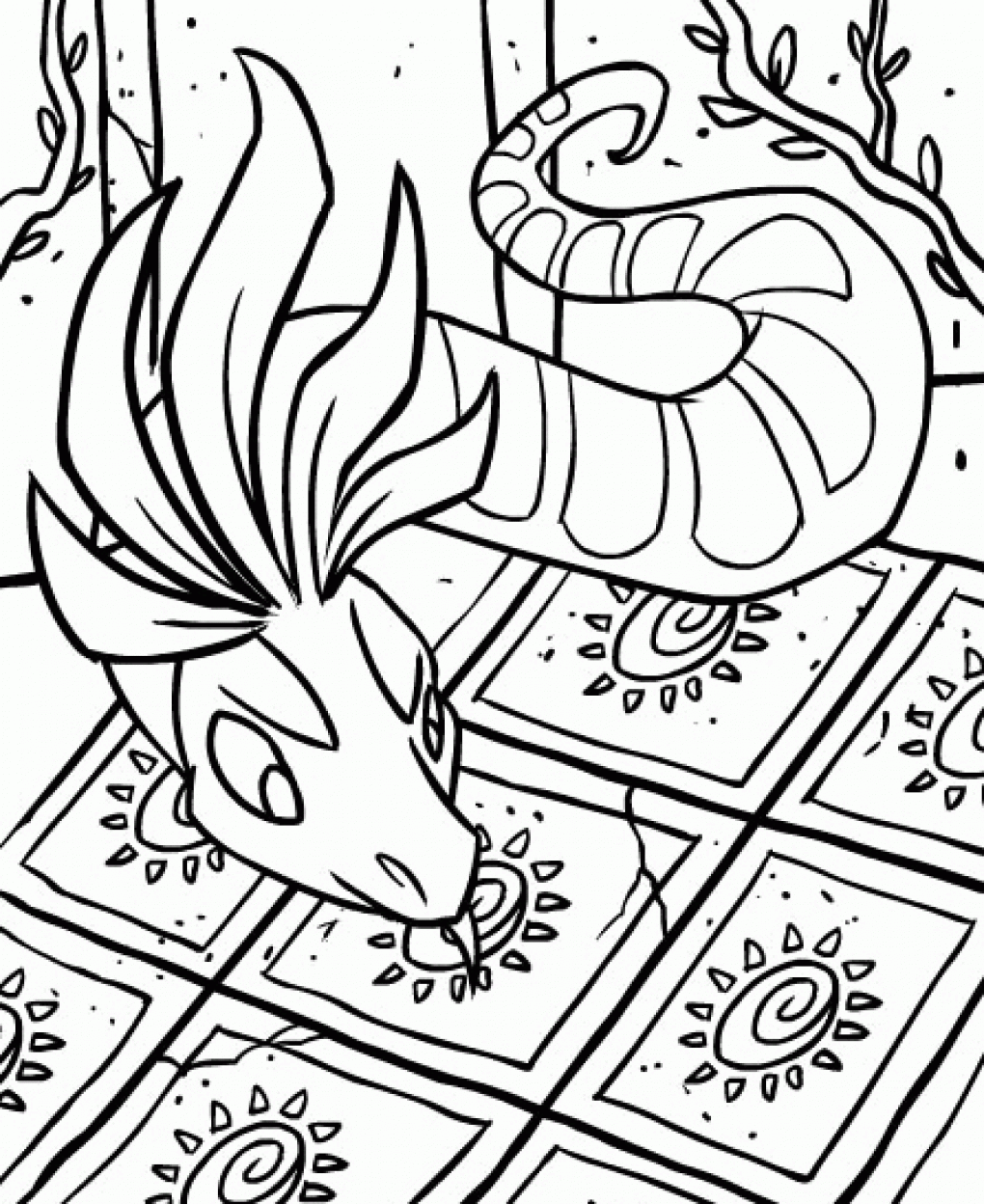 Neopets Coloring Pages Coloring Pages on ColoringBase