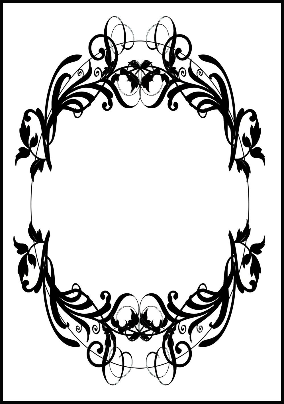 free-printable-picture-frames-coloring-home