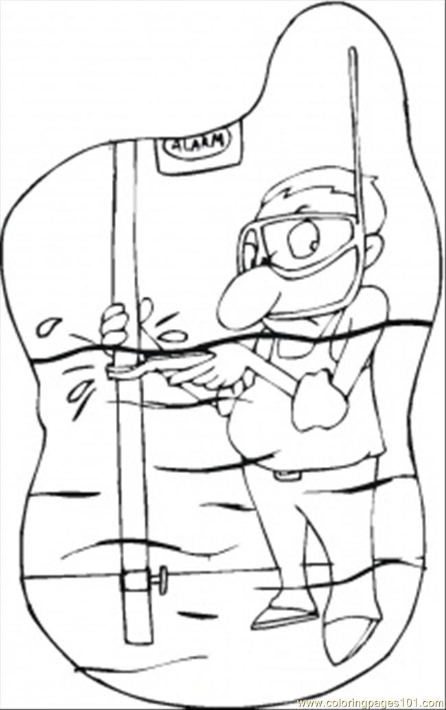 Flooding Coloring Page - Free Disaster Coloring Pages : ColoringPages101.com