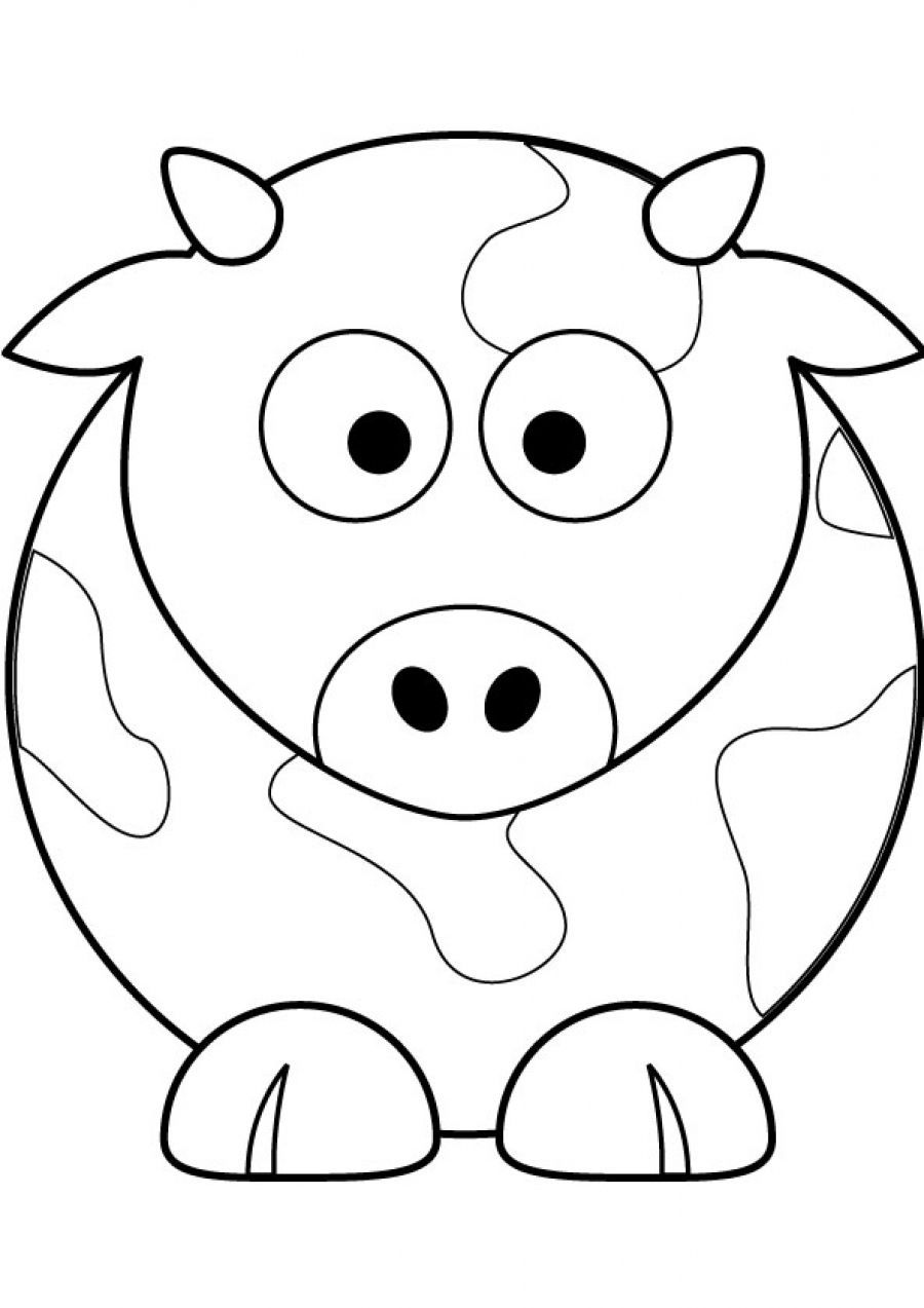 Cute Printable Coloring Pages Animals - Coloring Home