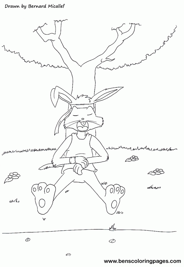 Tortoise And The Hare Coloring Pages - Coloring Home