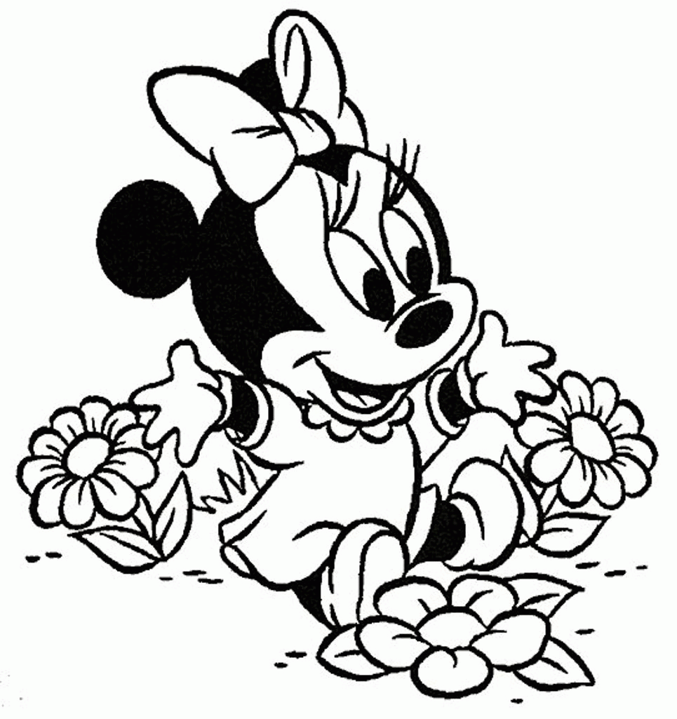 Tag: minnie mouse colouring pages free - Coloring Page Photos