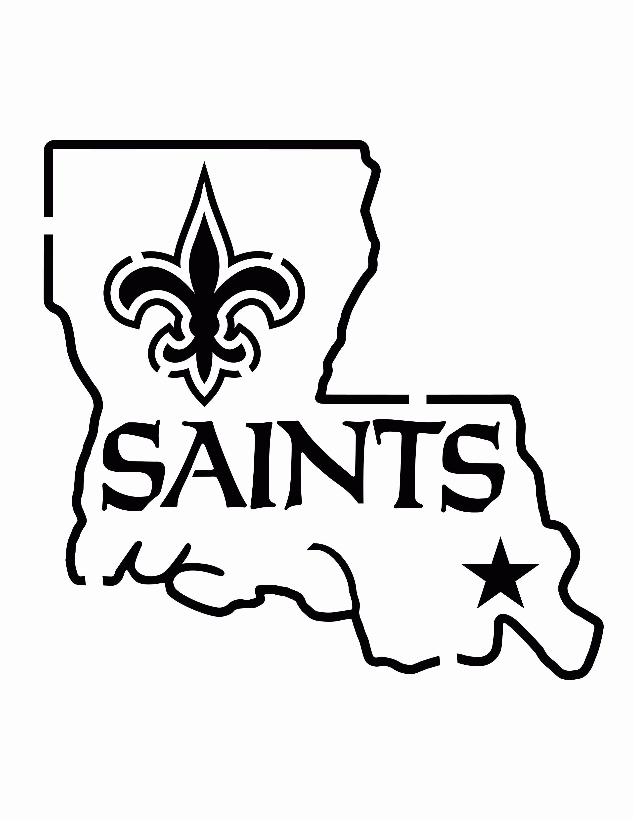 saints football coloring pages to print - photo #25