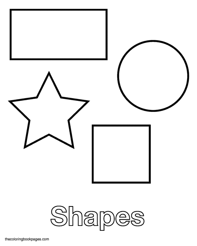 Free Printable Shapes For Preschoolers Coloring Home