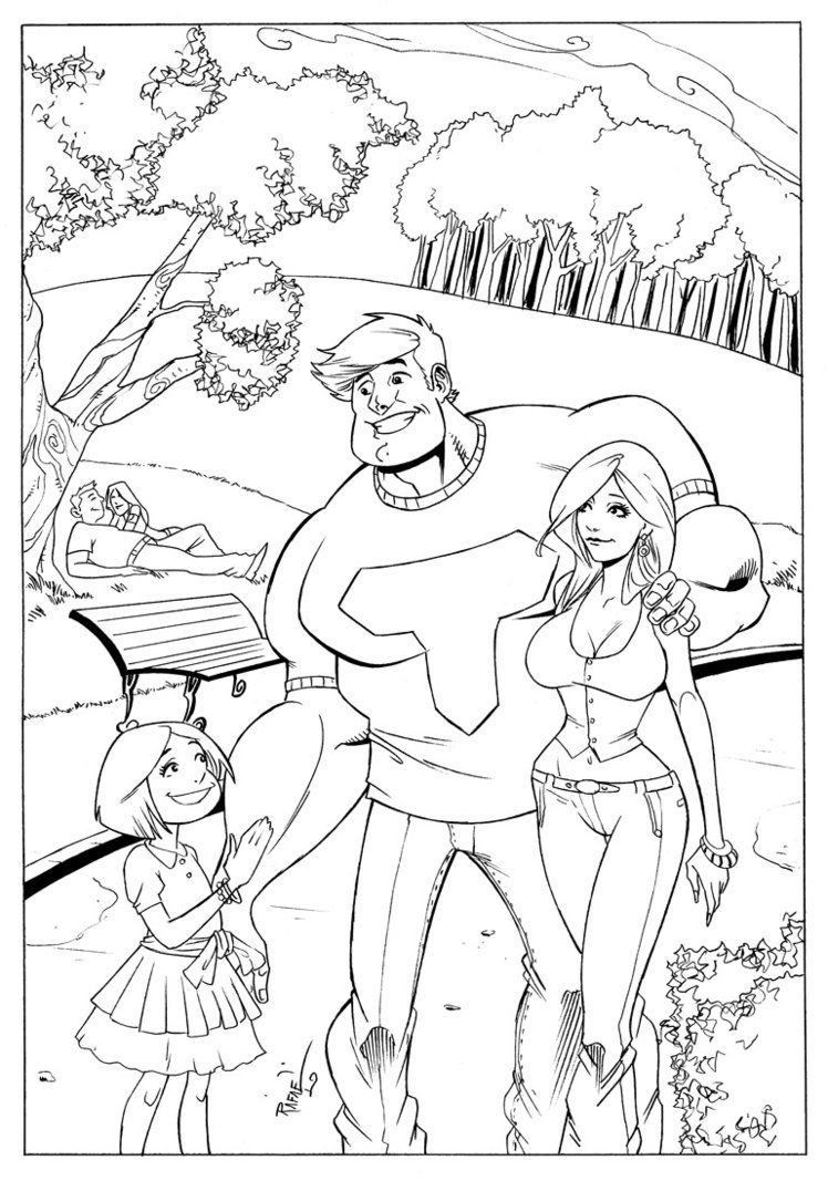 Thundermans Coloring Pages Coloring Home