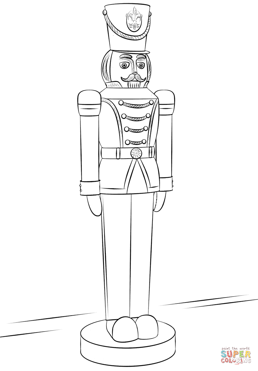 Nutcracker Soldier coloring page | Free Printable Coloring Pages