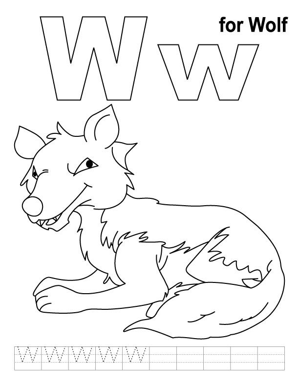 Geography Blog: Letter W Coloring Pages