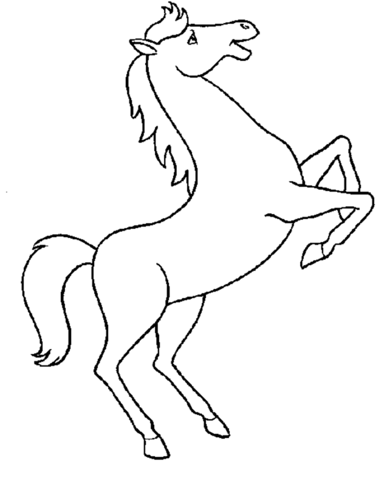 Baby Horse Coloring Pages To Print Coloring Horse Horse Coloring ...