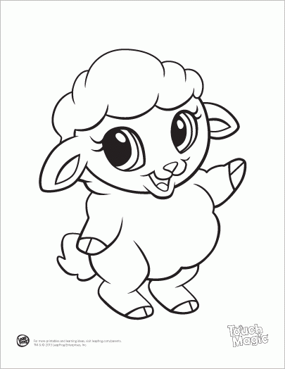 Cute Animals To Color - Coloring Pages for Kids and for Adults