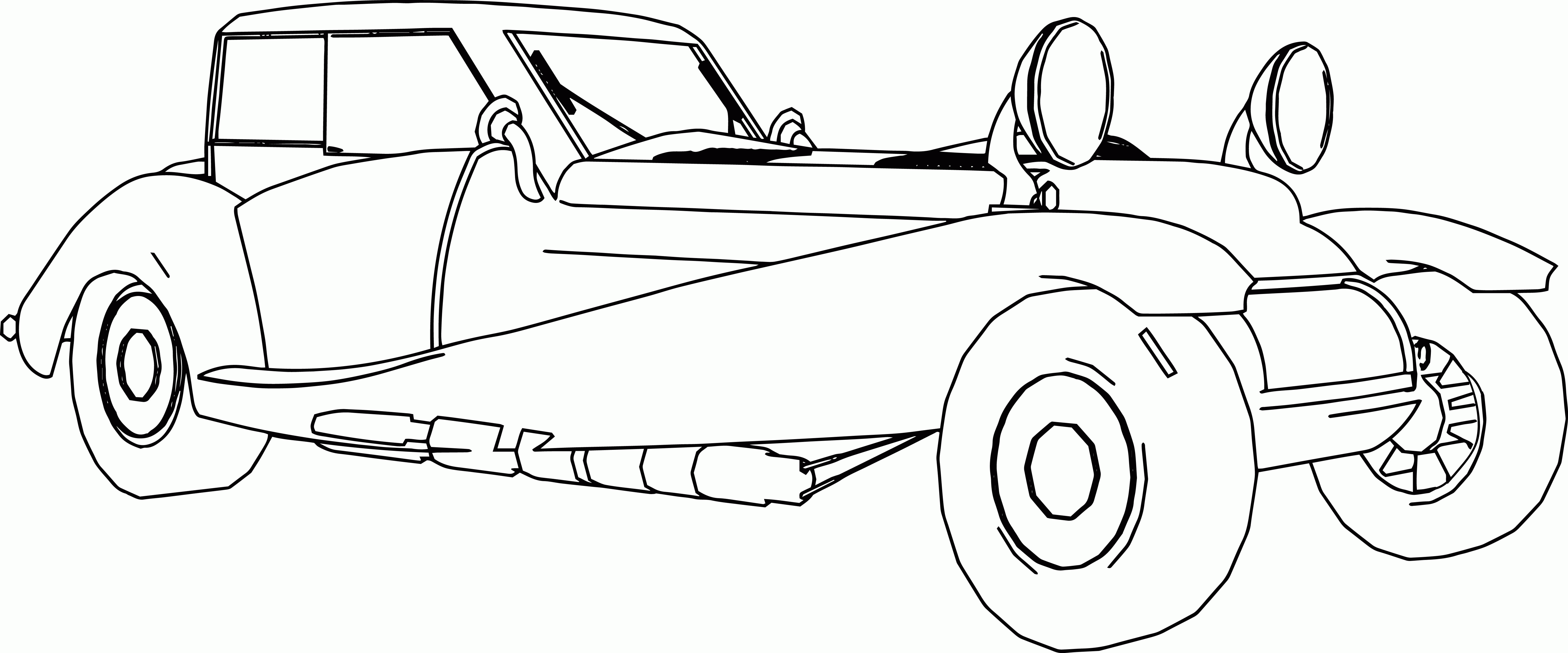 Go Kart - Coloring Pages for Kids and for Adults