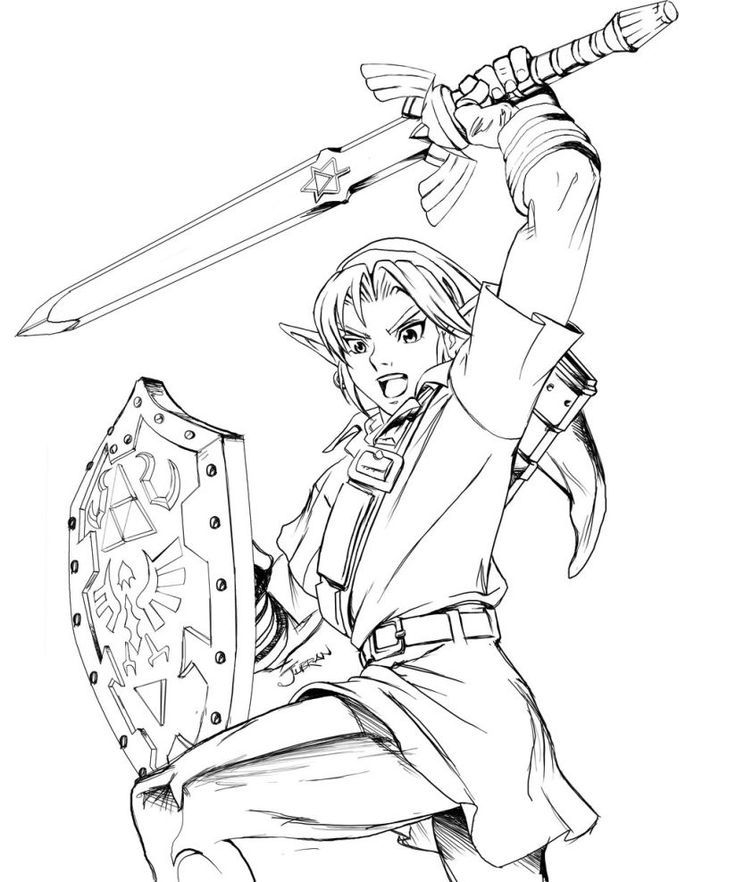 coloring pages | Zelda, Coloring ...