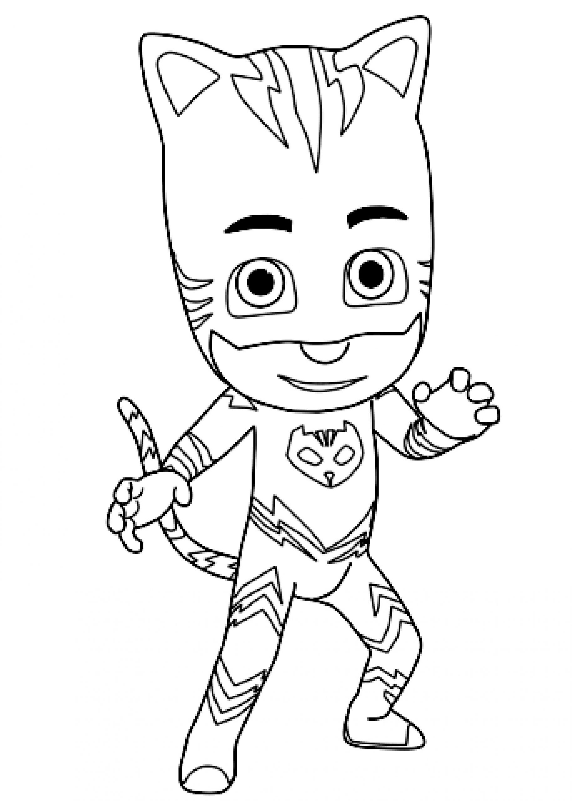 New Coloring Pages : Pj Masks Sheets Printable Free Catboy ...