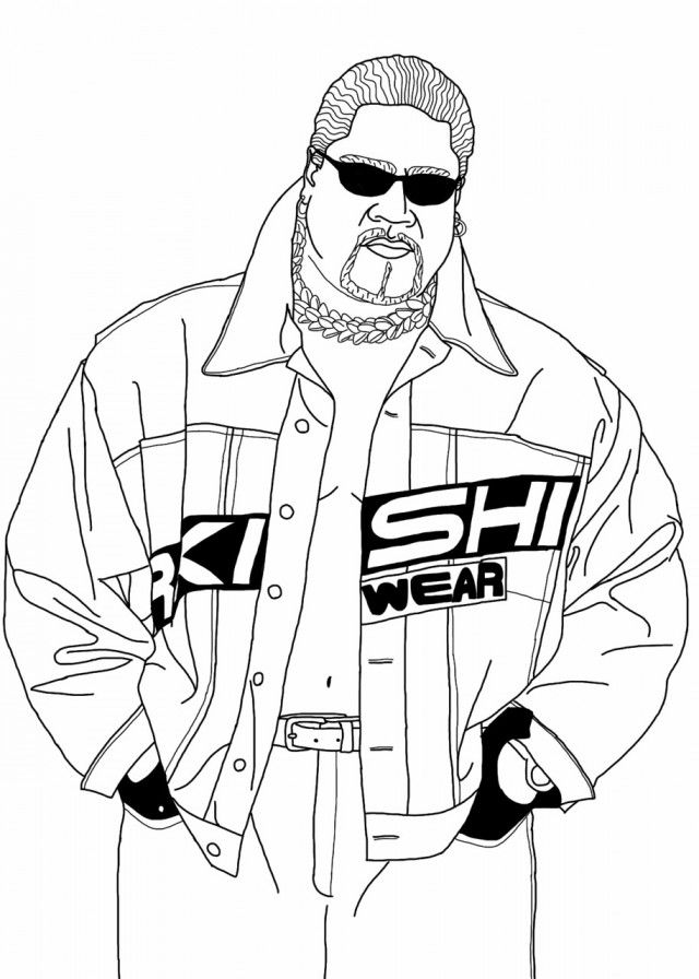 Wwe Wrestling - Coloring Pages for Kids and for Adults