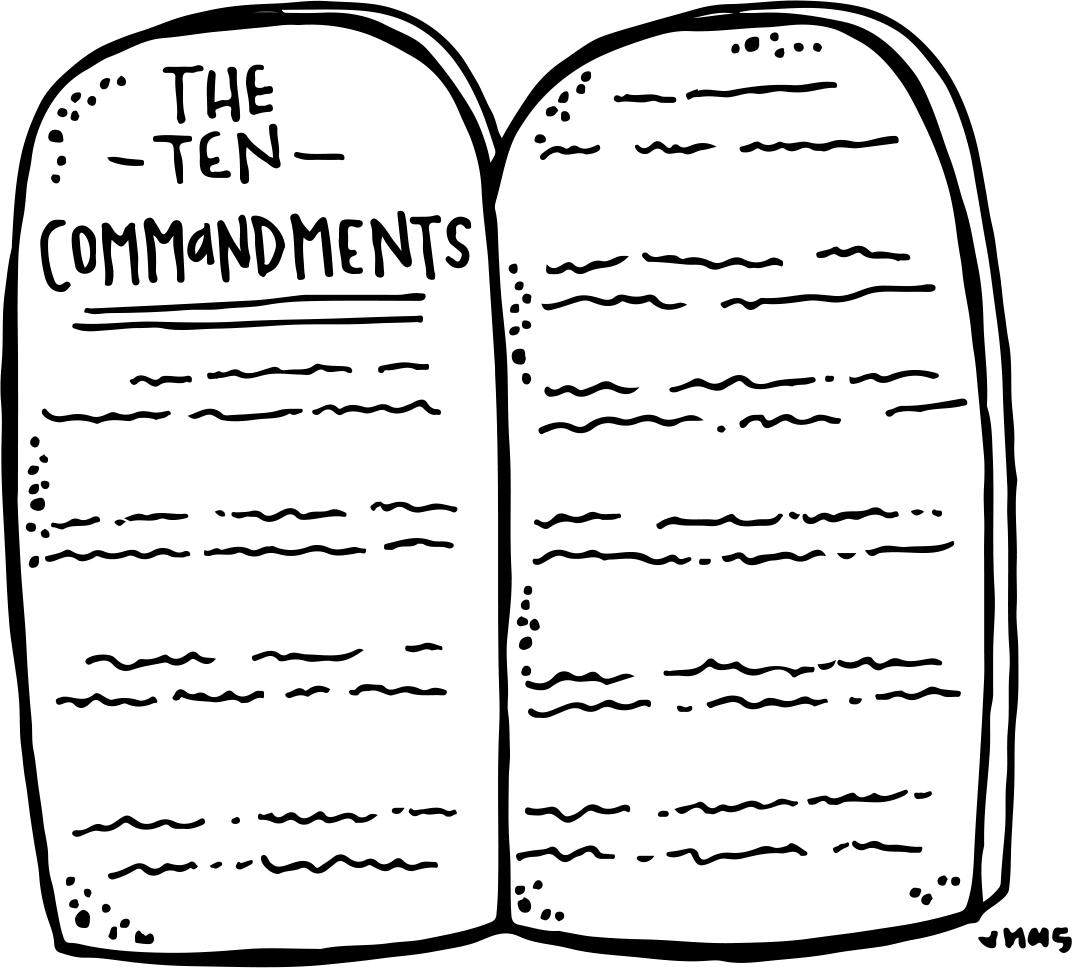 10 Commandments Lds Coloring Page - Coloring Home