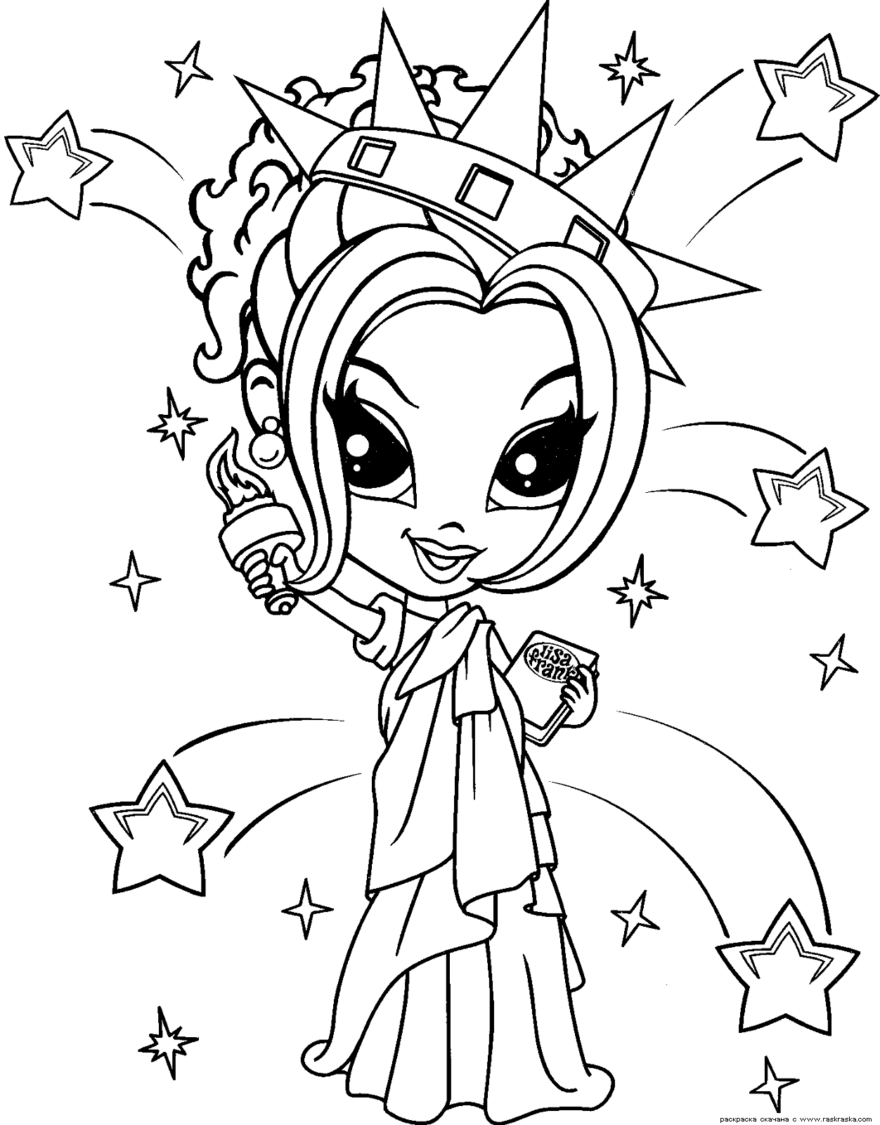 9 Pics Of Lisa Frank Girl Coloring Pages Ice Cream - Lisa ...