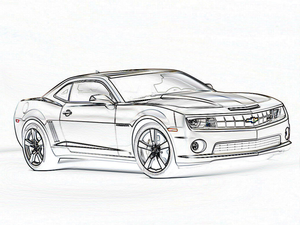 2010 Camaro Coloring Pages  Coloring Home