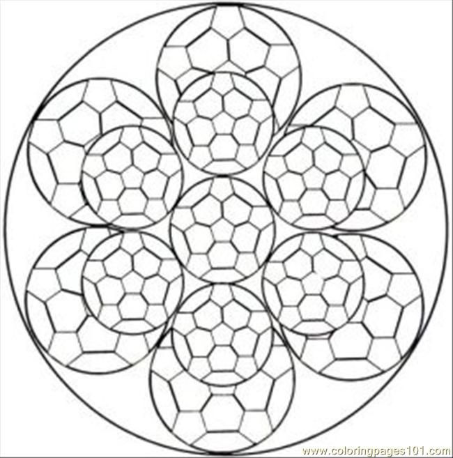 Kaleidoscope Coloring Page - Coloring Pages for Kids and for Adults