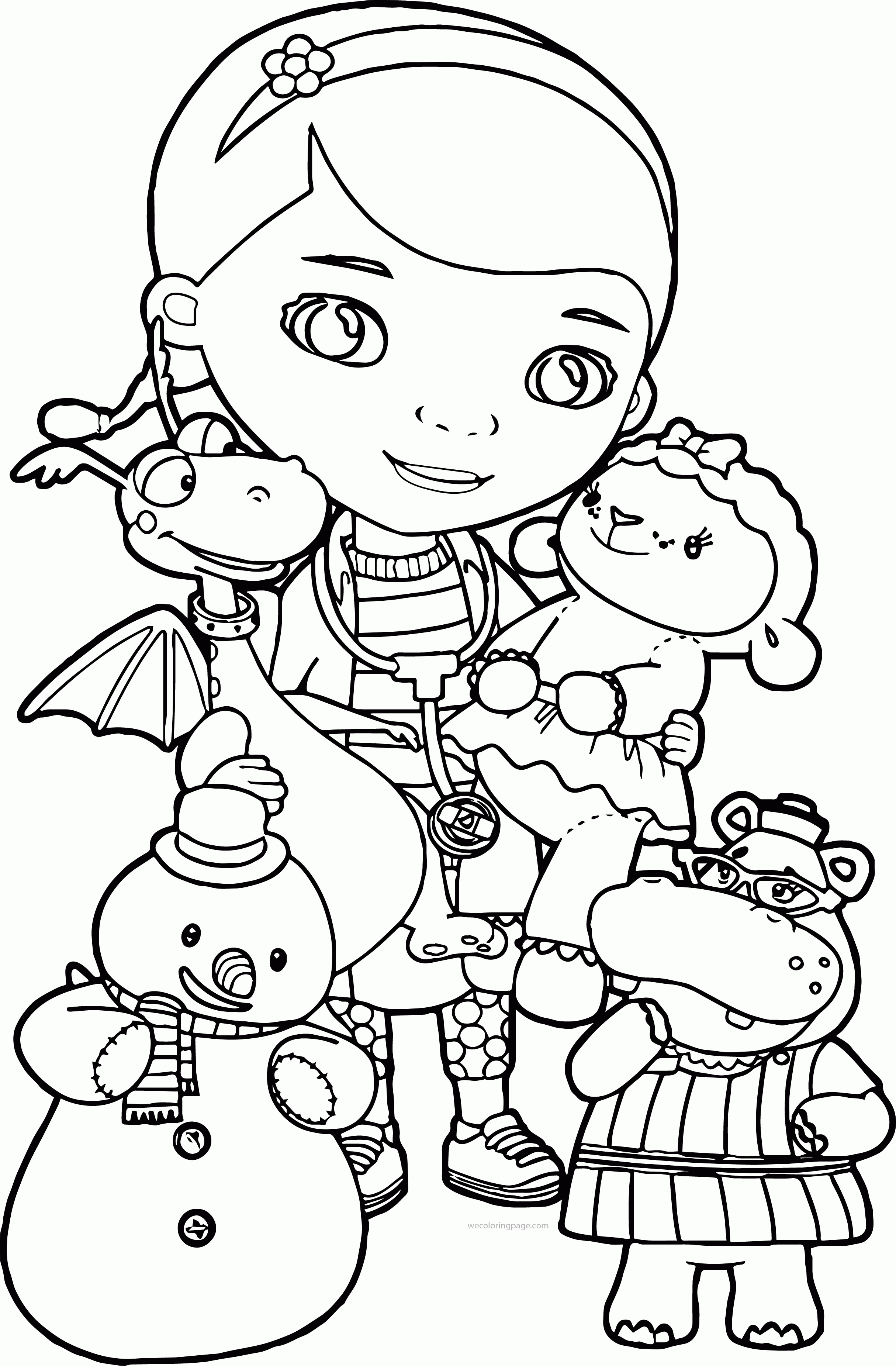 Printable Doc Mcstuffins Coloring Pages Printable Blank World