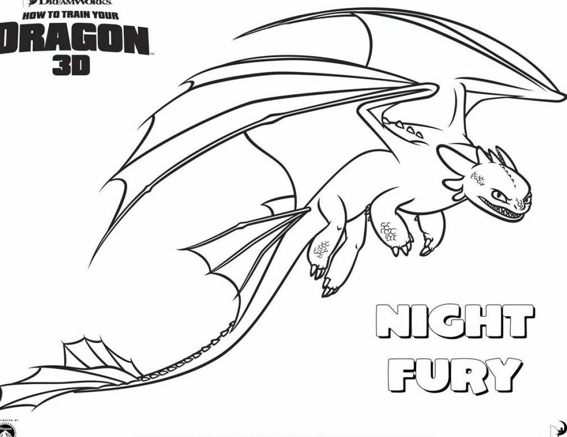 Amazing of How To Train Your Dragon Coloring Pages Toothl #1823