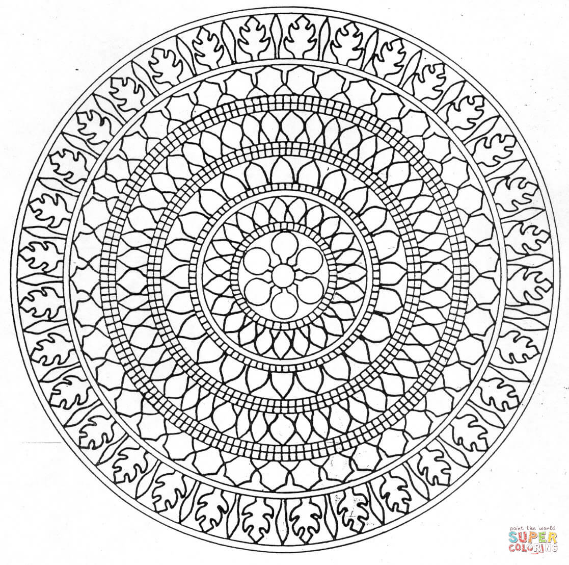 29 Printable Mandala & Abstract Colouring Pages For Meditation ...