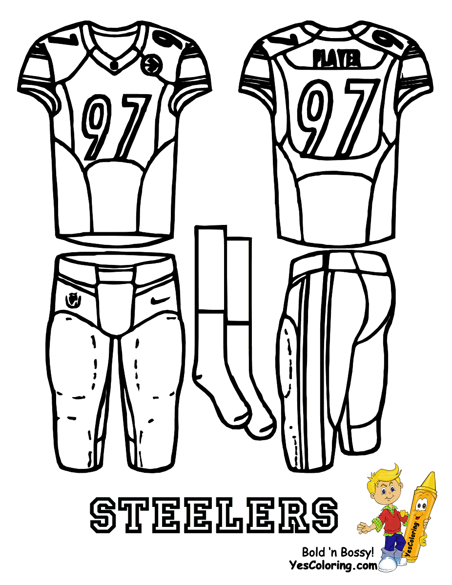 Pittsburgh Steelers Coloring Page