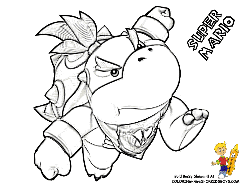 Super Mario Bros Coloring Pages (16 Pictures) - Colorine.net | 5974
