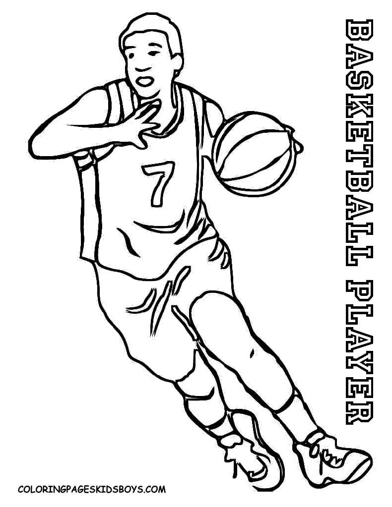 Basketball Free Printable Coloring Pages Home Teams 16 Players
