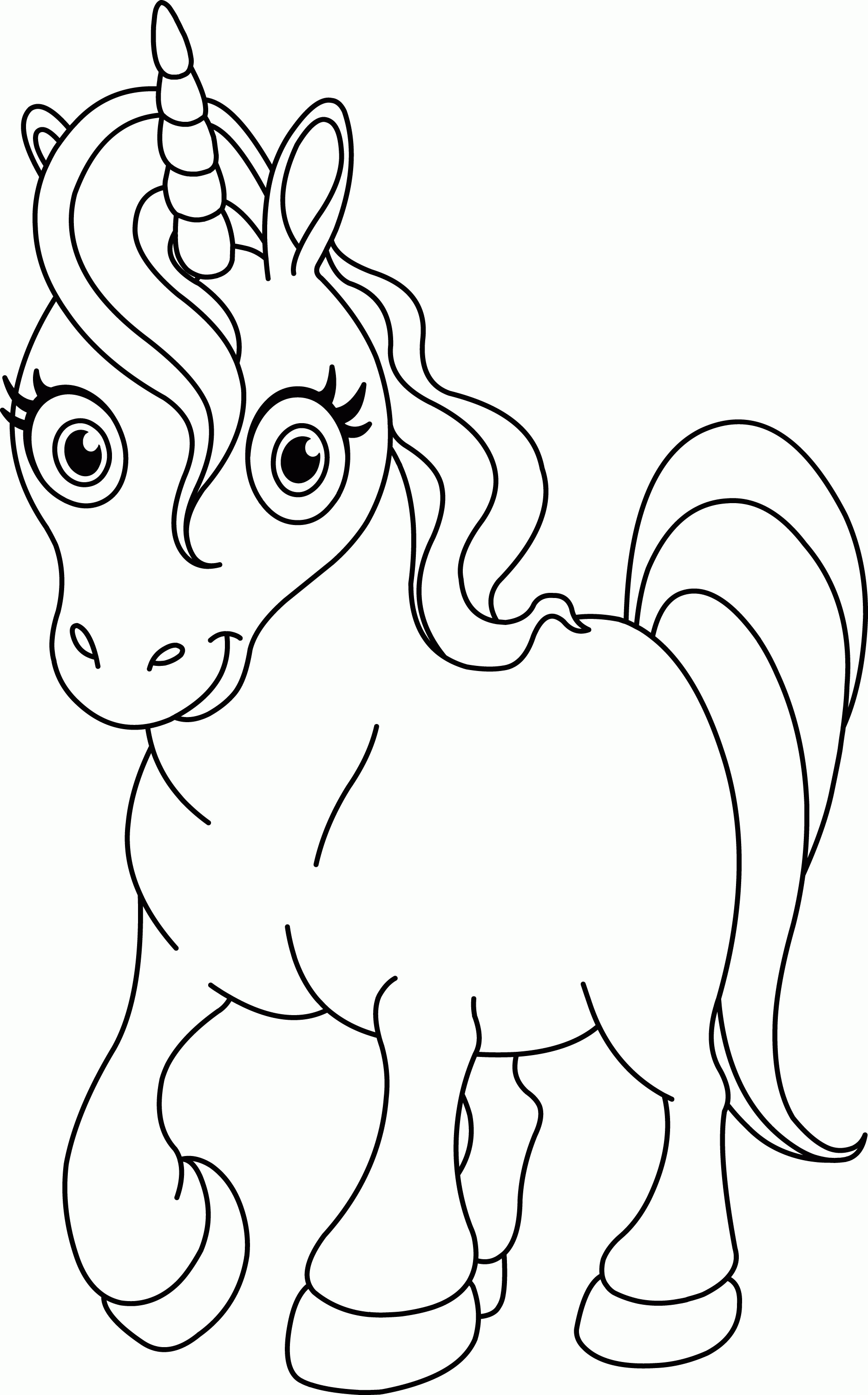 Pink Fluffy Unicorns Dancing On Rainbows Coloring Pages - Coloring Home