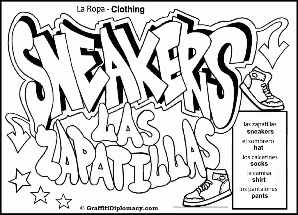 Graffiti Coloring Pages (18 Pictures) - Colorine.net | 14462