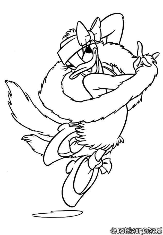 Daisy Duck coloring pages - Printable coloring pages