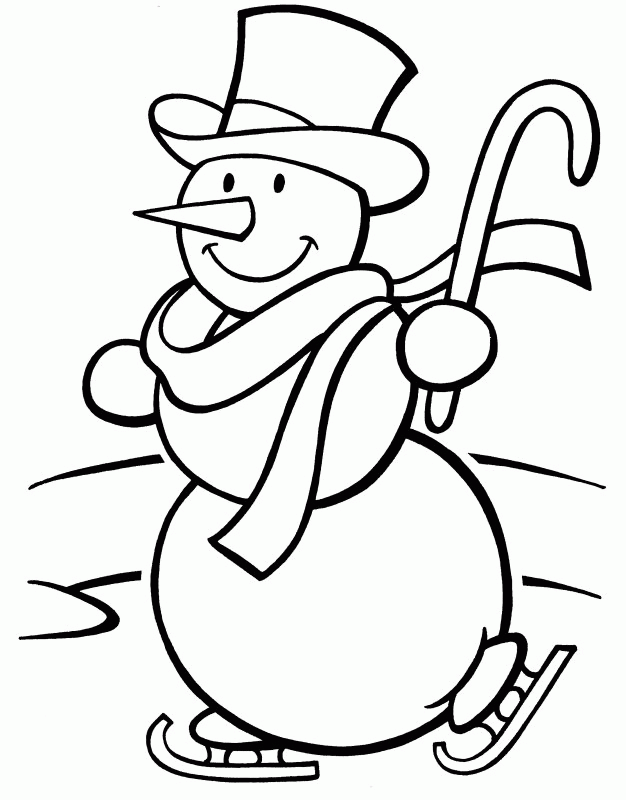 Frosty The Snowman Pictures To Color Coloring Home
