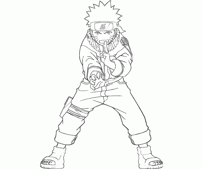 Coloring Pages Of Naruto 1 Tail |