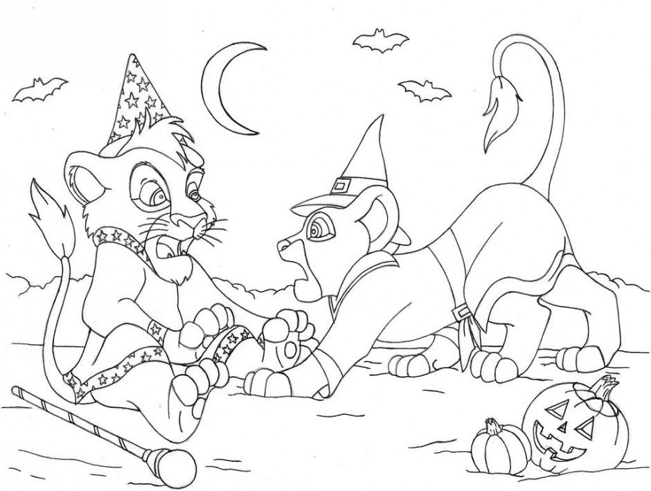Print The Lion King Halloween Coloring Pages Or Download The Lion 