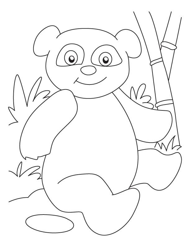 Baby Panda Coloring Pages - Coloring Home