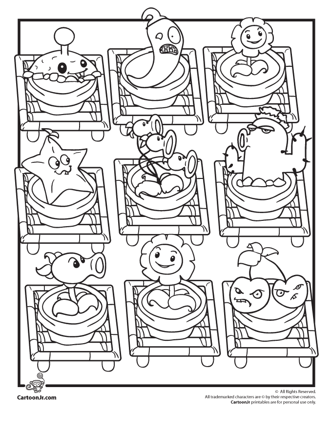 Plants Vs Zombies Garden Warfare 2 Coloring Pages ...
