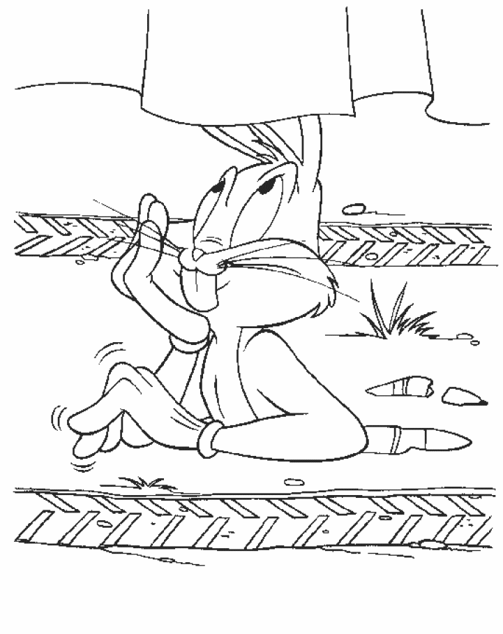 Bugs bunny Coloring Pages - Coloringpages1001.