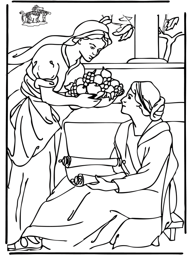 Mary And Martha Coloring Pages - Coloring Home