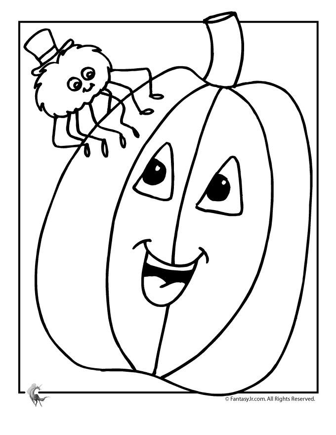 Cute Halloween Coloring Pages - Coloring Home