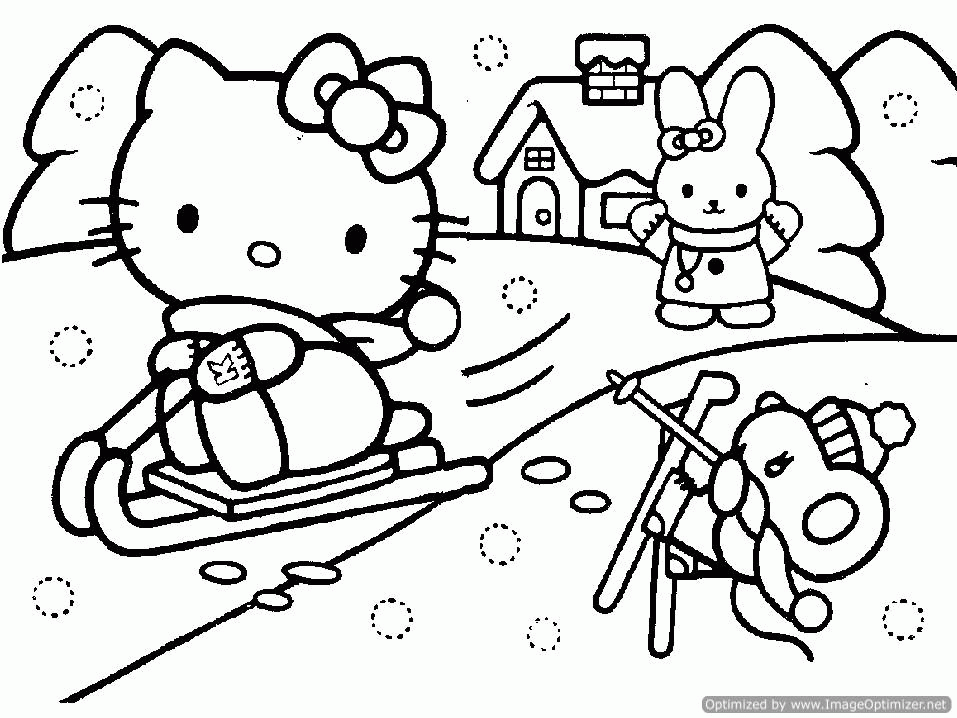 Free Christmas Coloring Pictures Easy