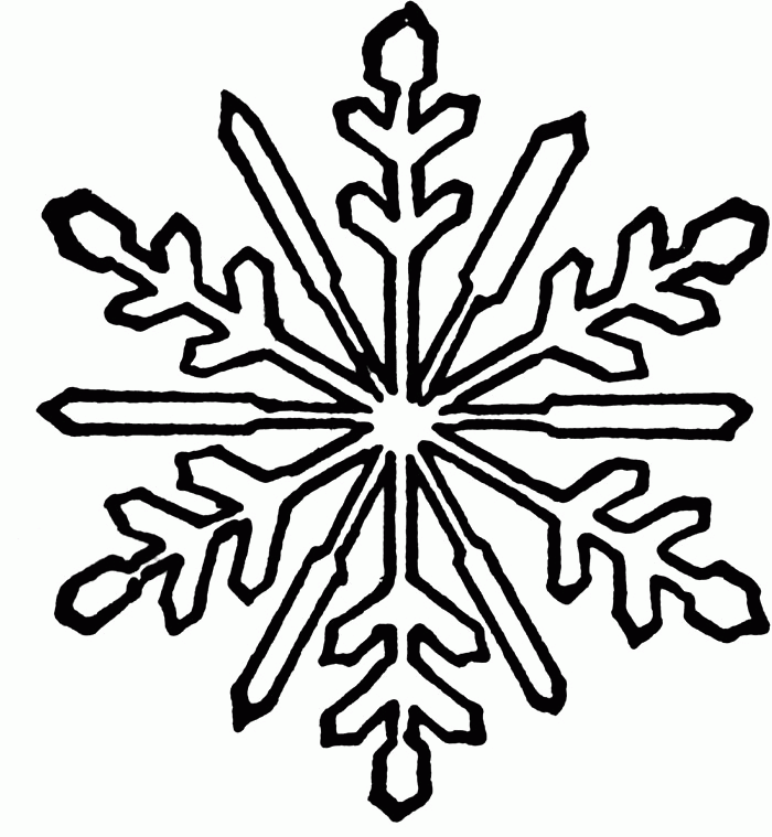 Printable Snowflake Coloring Pages Coloring Home