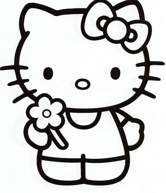 hello kitty coloring pages Archives - Birthday Party Invitations 