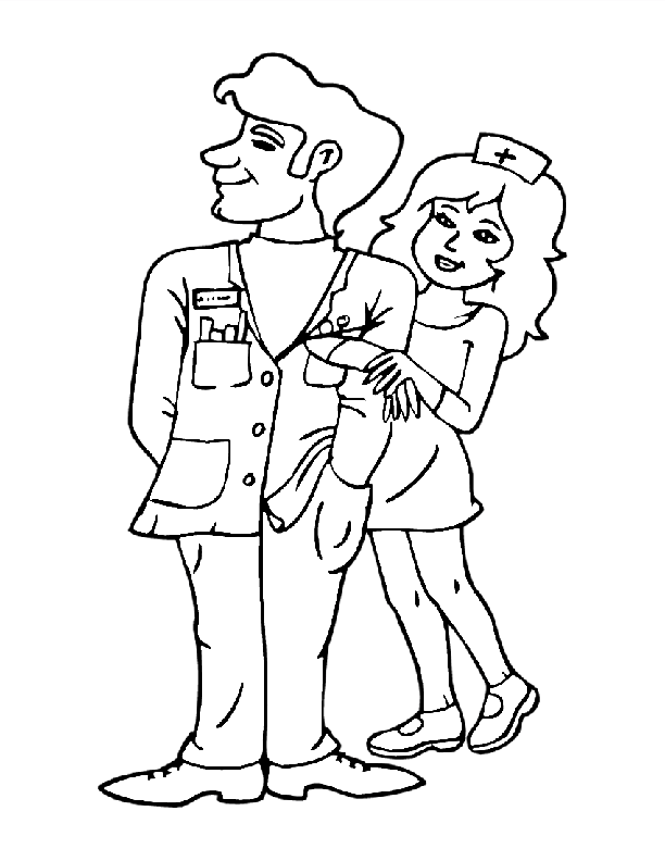 nurse boy Colouring Pages (page 3)