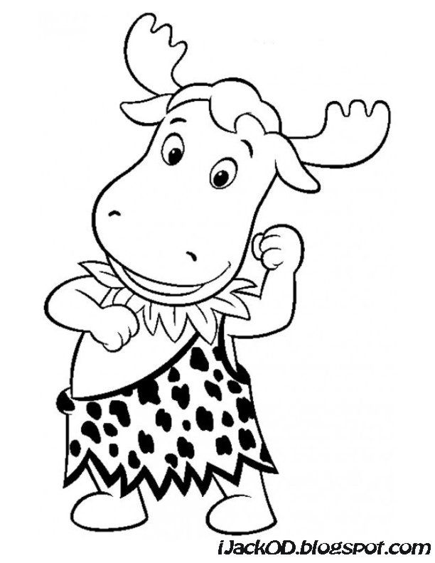 iJack O D Colouring Pages: Backyardigans Colouring Pages