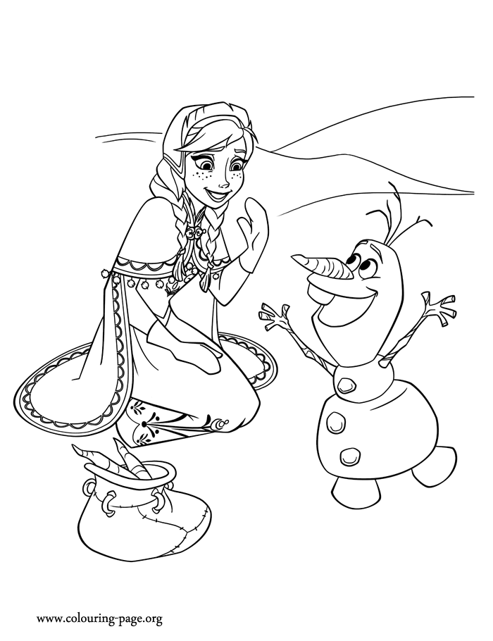 Frozen Coloring Book Pages | Free coloring pages for kids